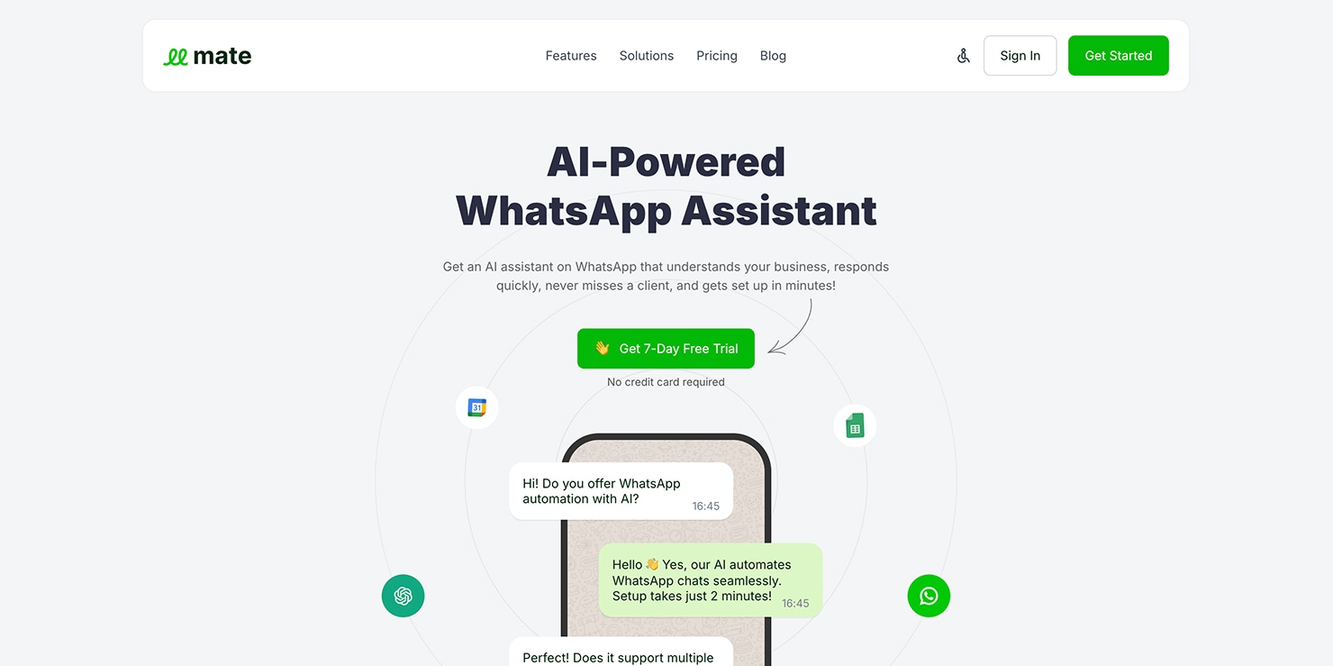 AI Whatsapp Assistant